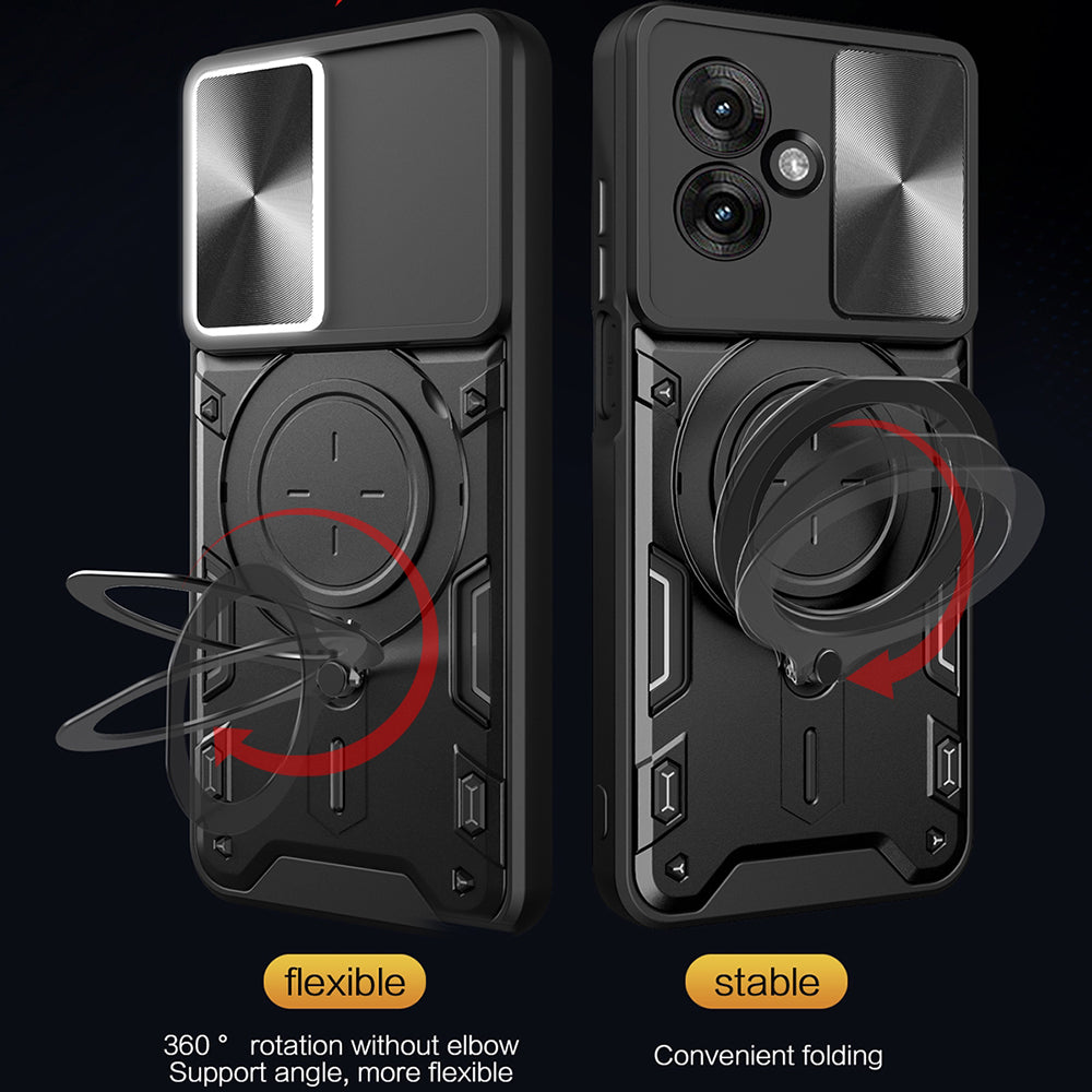 Husa pentru Motorola Moto G35, Techsuit, CamGuard Pro, Rosie