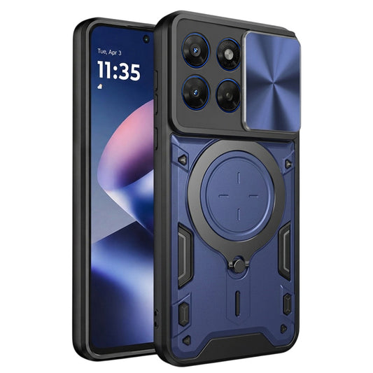 Husa pentru Motorola Moto G47 / G37, Techsuit, CamGuard Pro, Albastra