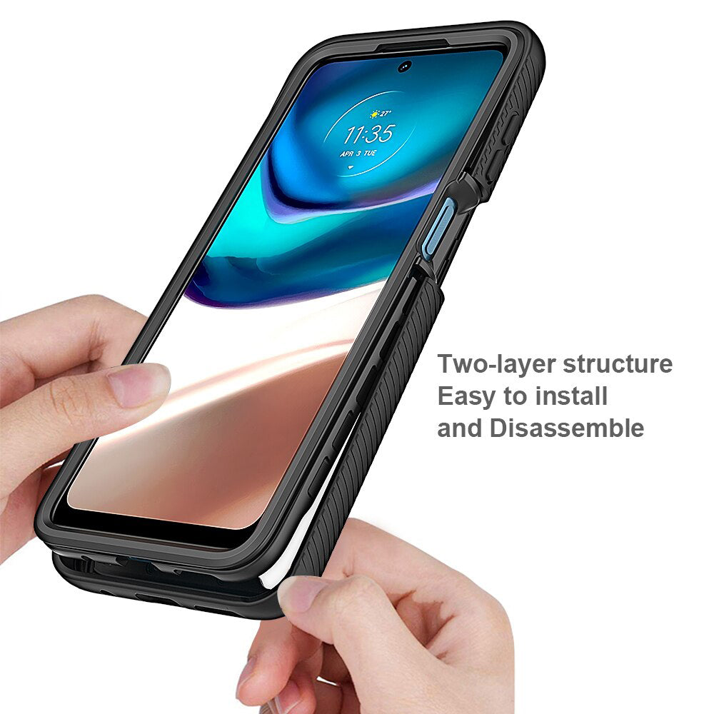 Husa pentru Motorola Moto G42, Techsuit, Defense360 Pro, Neagra