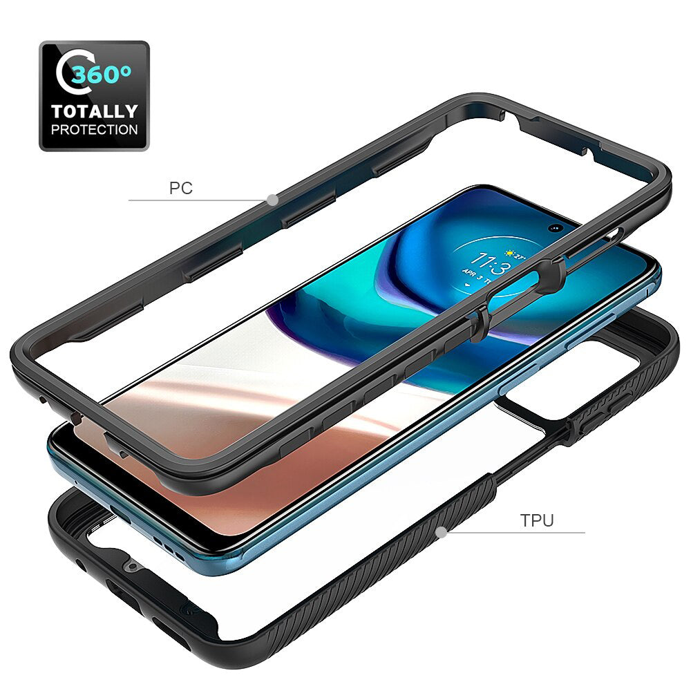 Husa pentru Motorola Moto G42, Techsuit, Defense360 Pro, Neagra