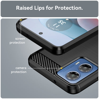 Husa pentru Motorola Moto G45 / G34, Techsuit, Carbon, Neagra