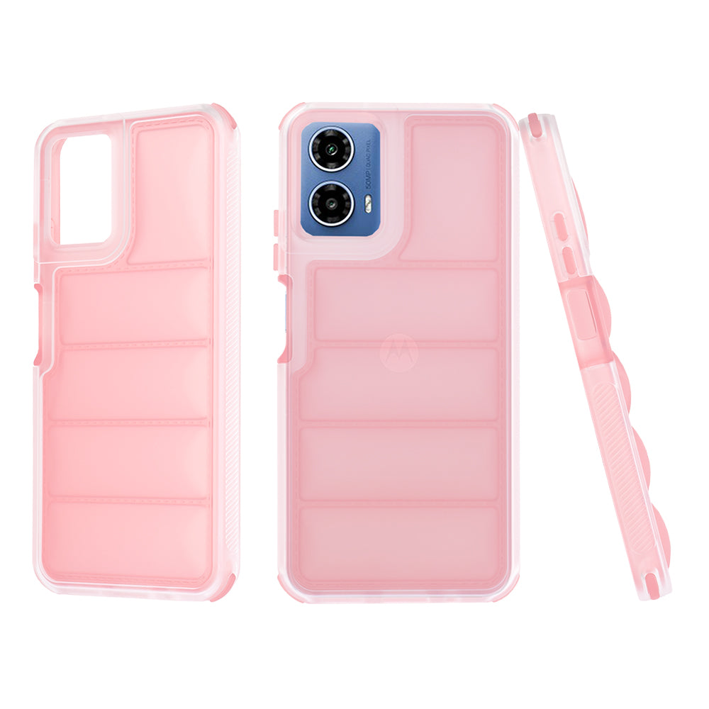Husa pentru Motorola Moto G45 / G34, Techsuit, Wave Shield, Roz