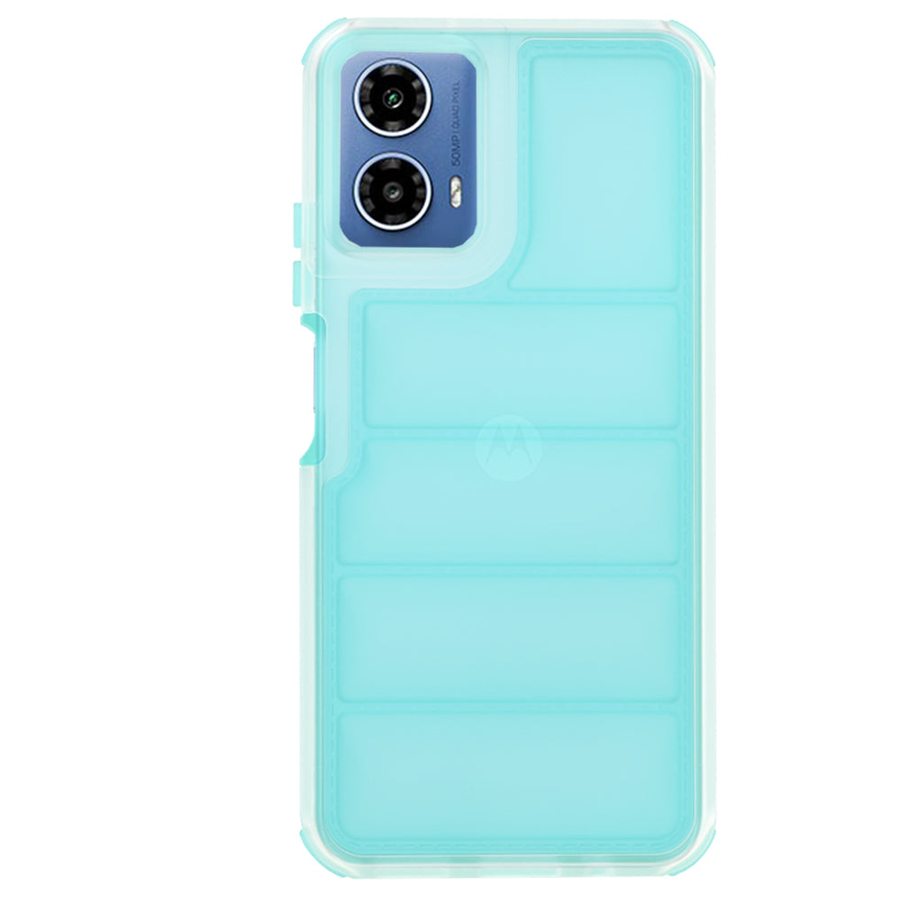 Husa pentru Motorola Moto G45 / G34, Techsuit, Wave Shield, Turcoaz