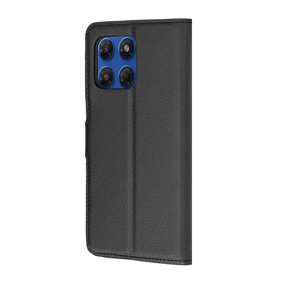 Husa pentru Motorola Moto G47 / G37 Power / G37, Techsuit, Leather Folio, Neagra