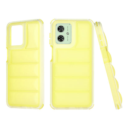 Husa pentru Motorola Moto G54, Techsuit, Wave Shield, Galbena