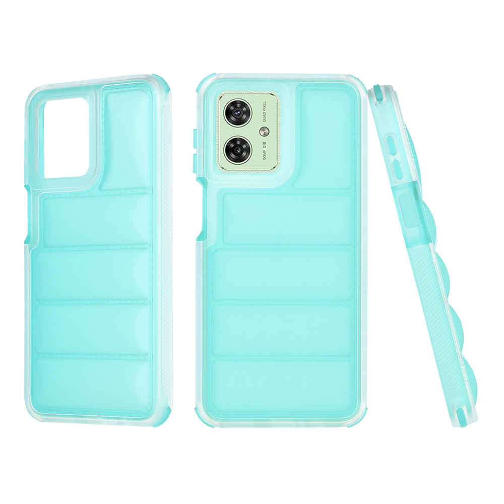 Husa pentru Motorola Moto G54, Techsuit, Wave Shield, Turcoaz