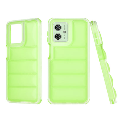 Husa pentru Motorola Moto G54, Techsuit, Wave Shield, Verde
