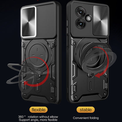 Husa pentru Motorola Moto G55, Techsuit, CamGuard Pro, Rosie