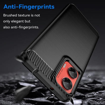 Husa pentru Motorola Moto G55, Techsuit, Carbon, Neagra