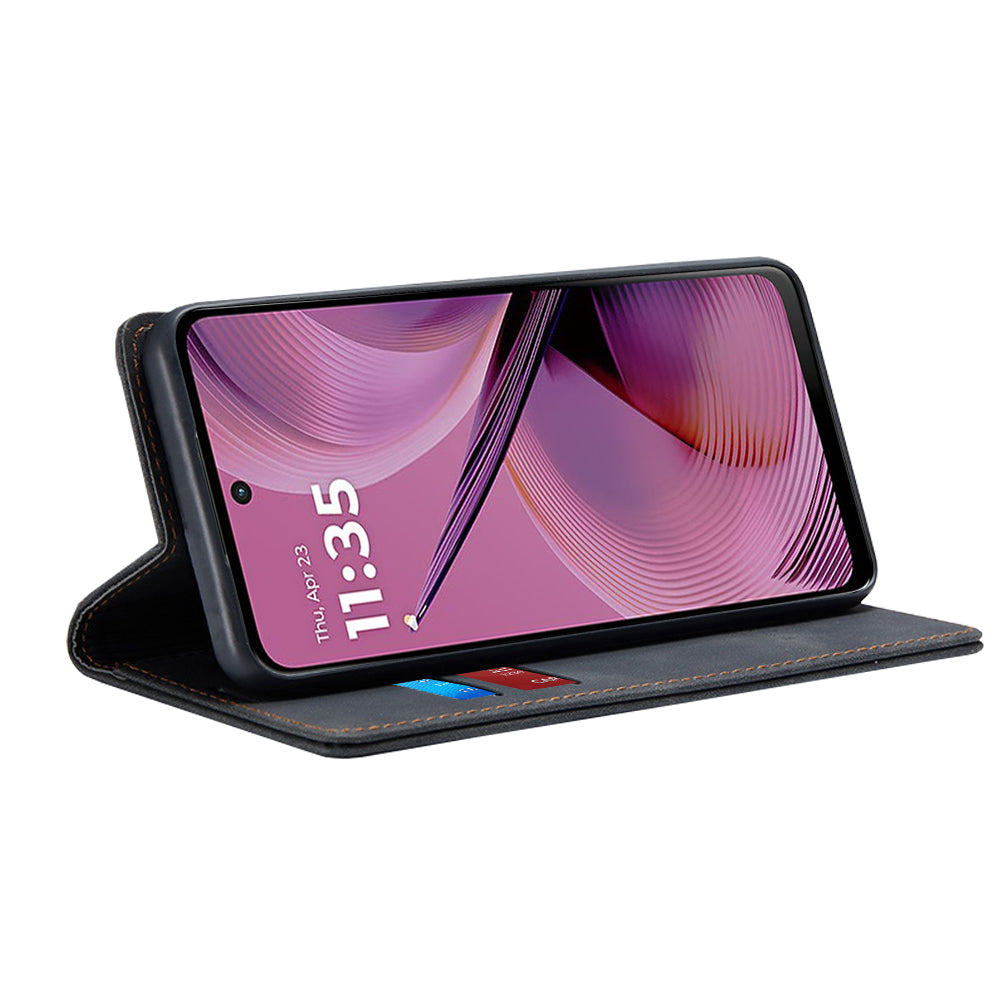 Husa pentru Motorola Moto G55, Techsuit, Confy, Neagra