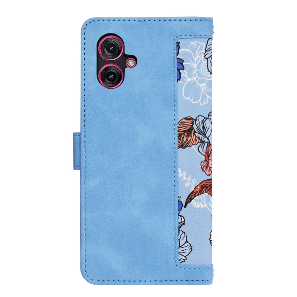 Husa pentru Motorola Moto G55, Techsuit, FlipCraft, Bleu