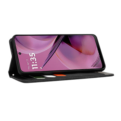 Husa pentru Motorola Moto G55, Techsuit, FlipCraft, Neagra