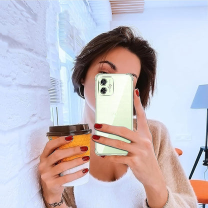 Husa pentru Motorola Moto G55, Techsuit, Shockproof Clear, Transparenta