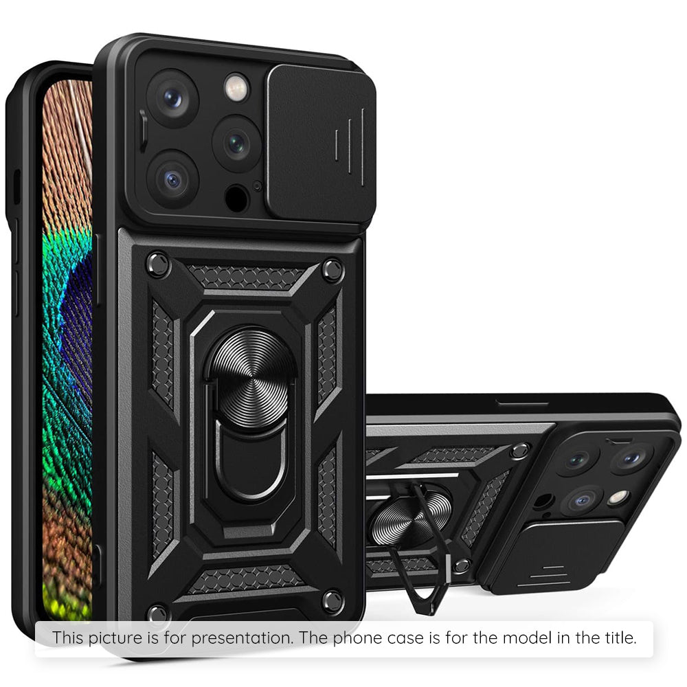 Husa pentru Motorola Moto G56, Techsuit, CamShield, Neagra