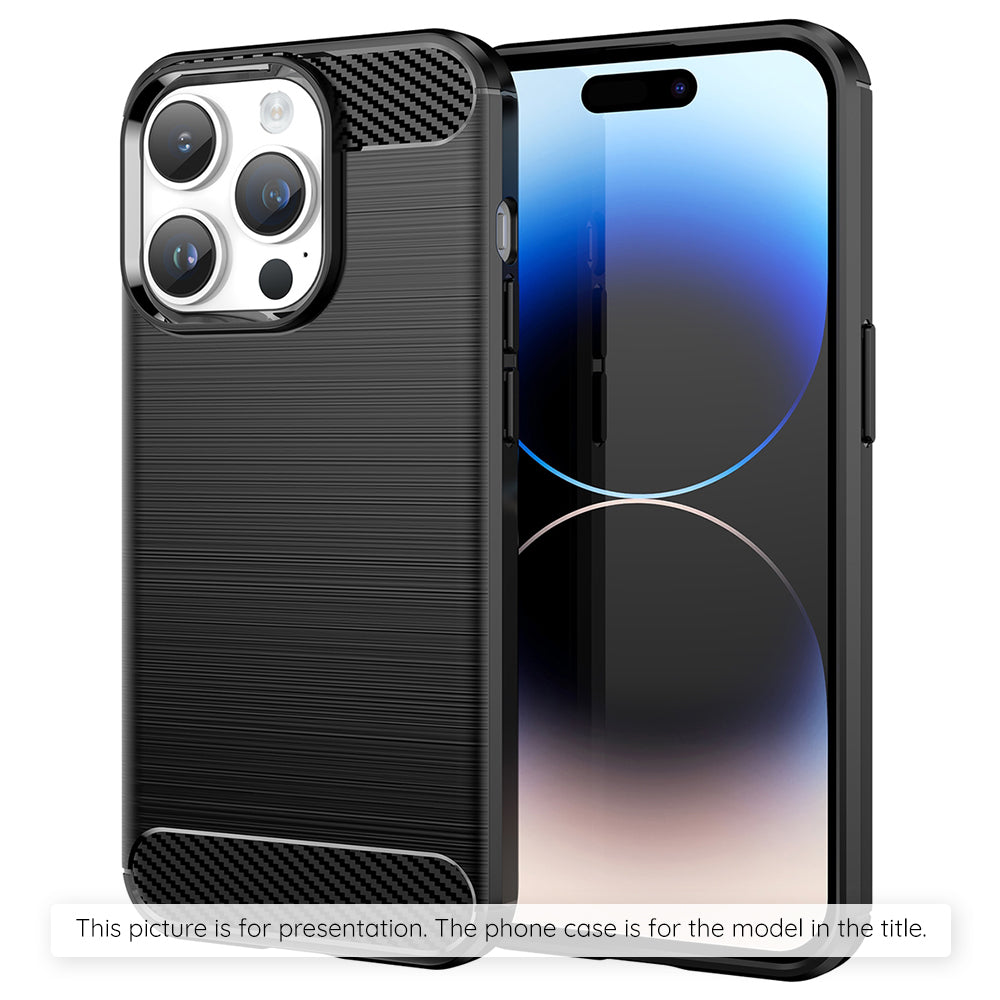 Husa pentru Motorola Moto G56, Techsuit, Carbon, Neagra