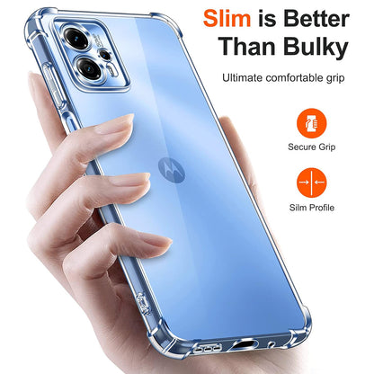 Husa pentru Motorola Moto G62 5G, Techsuit, Shockproof Clear, Transparenta