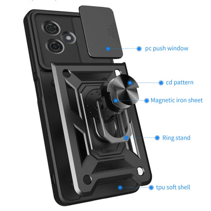 Husa pentru Motorola Moto G64 / G54 Power Edition, Techsuit, CamShield, Neagra