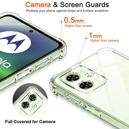 Husa pentru Motorola Moto G64 / G54 Power Edition, Techsuit, Shockproof Clear, Transparenta