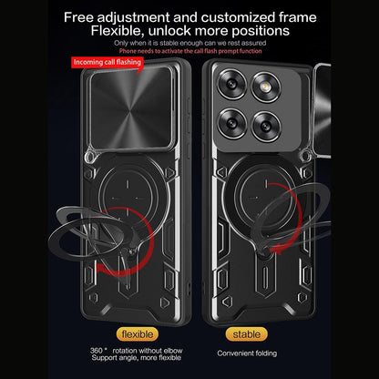 Husa pentru Motorola Moto G67 Power / G57 Power, Techsuit, CamGuard Pro, Neagra