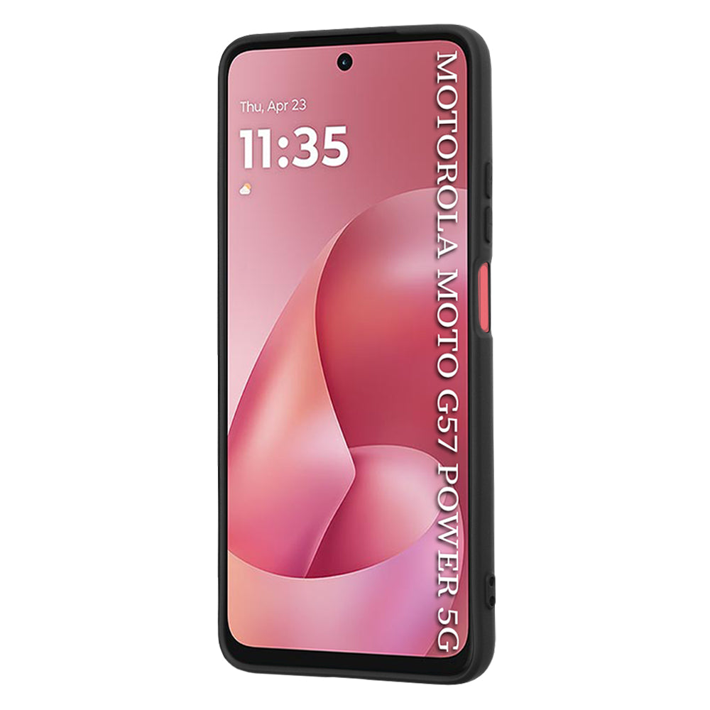 Husa pentru Motorola Moto G67 Power / G57 Power, Techsuit, SoftFlex, Neagra