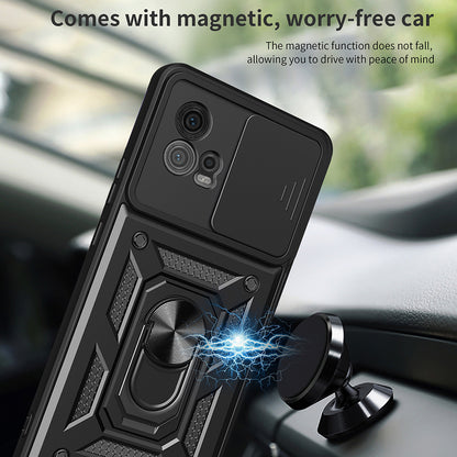 Husa pentru Motorola Moto G72, Techsuit, CamShield, Neagra