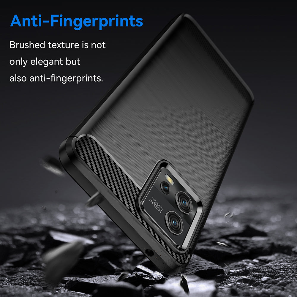 Husa pentru Motorola Moto G72, Techsuit, Carbon, Neagra