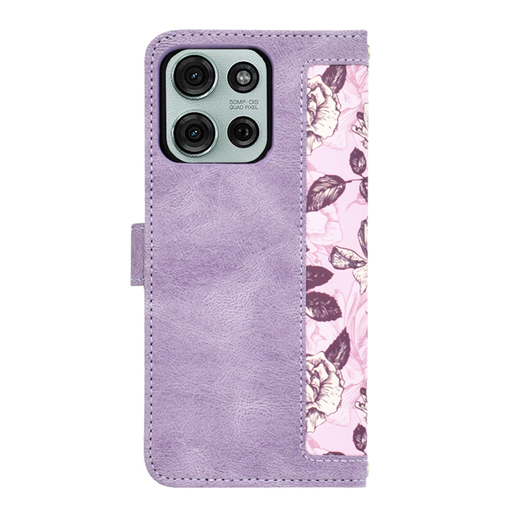 Husa pentru Motorola Moto G75, Techsuit, FlipCraft, Mov