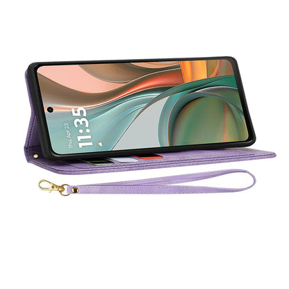 Husa pentru Motorola Moto G75, Techsuit, FlipCraft, Mov