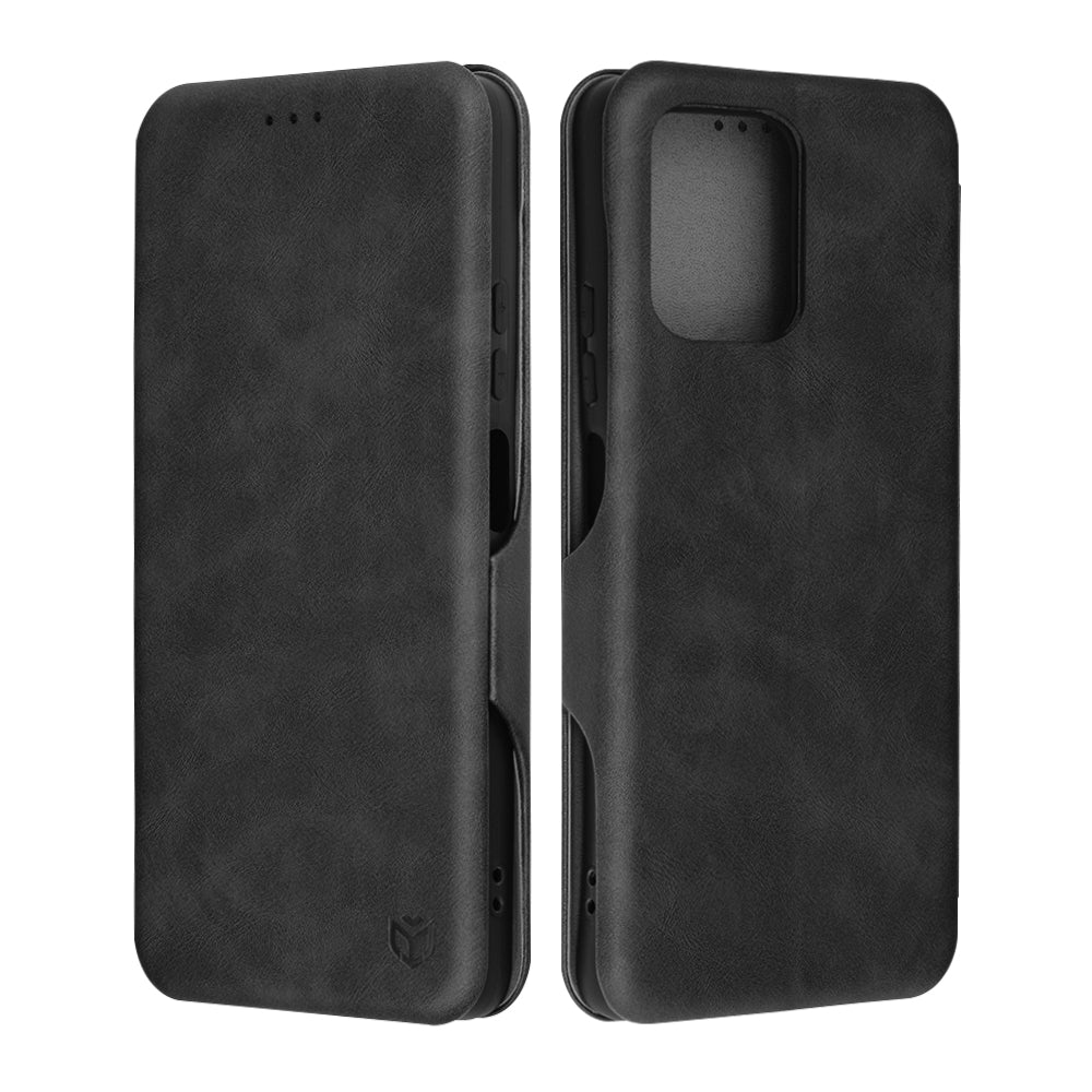 Husa pentru Motorola Moto G75, Techsuit, Safe Wallet Plus, Neagra