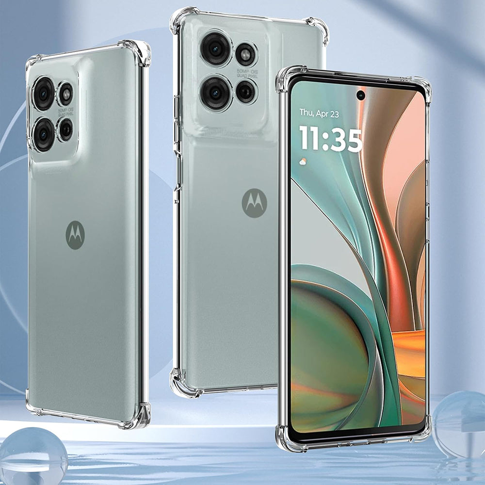Husa pentru Motorola Moto G75, Techsuit, Shockproof Clear, Transparenta