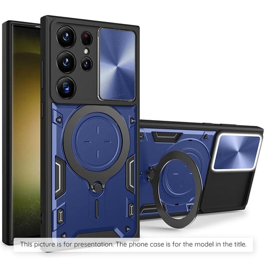 Husa pentru Motorola Moto G77 / G67, Techsuit, CamGuard Pro, Albastra