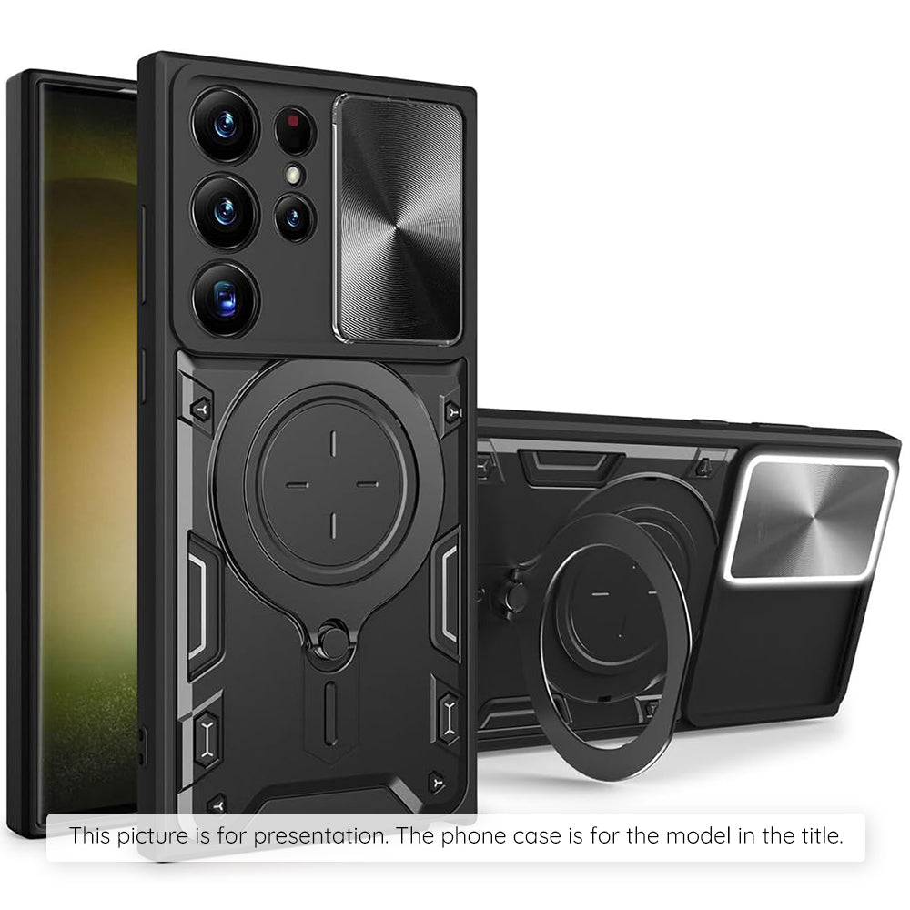 Husa pentru Motorola Moto G77 / G67, Techsuit, CamGuard Pro, Neagra