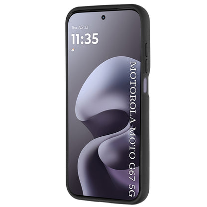 Husa pentru Motorola Moto G77 / G67, Techsuit, Glinth, Neagra
