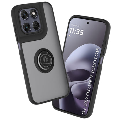 Husa pentru Motorola Moto G77 / G67, Techsuit, Glinth, Neagra