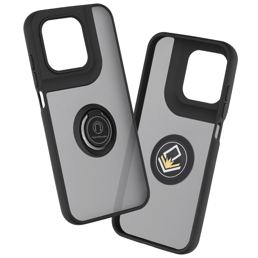 Husa pentru Motorola Moto G77 / G67, Techsuit, Glinth, Neagra