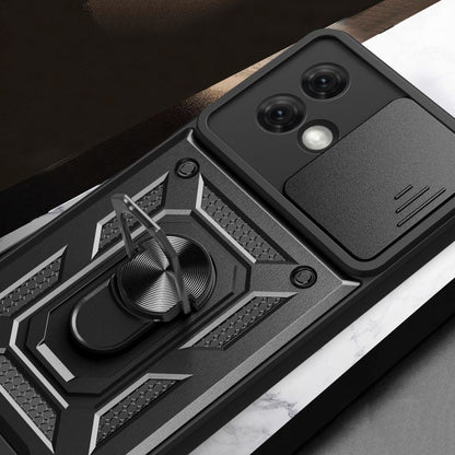 Husa pentru Motorola Moto G84, Techsuit, CamShield, Neagra