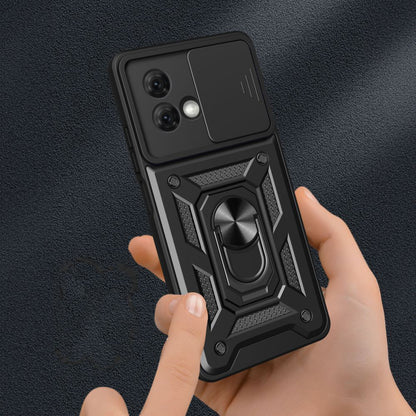 Husa pentru Motorola Moto G84, Techsuit, CamShield, Neagra