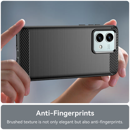 Husa pentru Motorola Moto G84, Techsuit, Carbon, Neagra