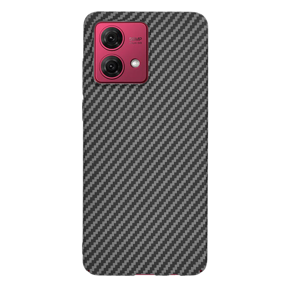 Husa pentru Motorola Moto G84, Techsuit, Carbonite FiberShell, Neagra
