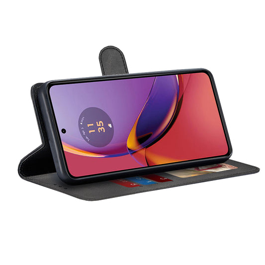 Husa pentru Motorola Moto G84, Techsuit, Diary Book, Neagra