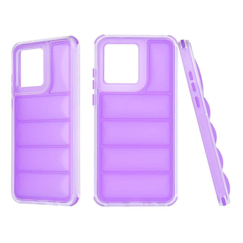 Husa pentru Motorola Moto G84, Techsuit, Wave Shield, Mov