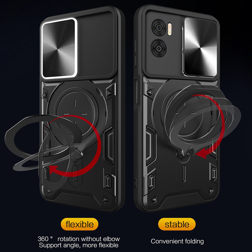 Husa pentru Motorola Moto G85, Techsuit, CamGuard Pro, Neagra