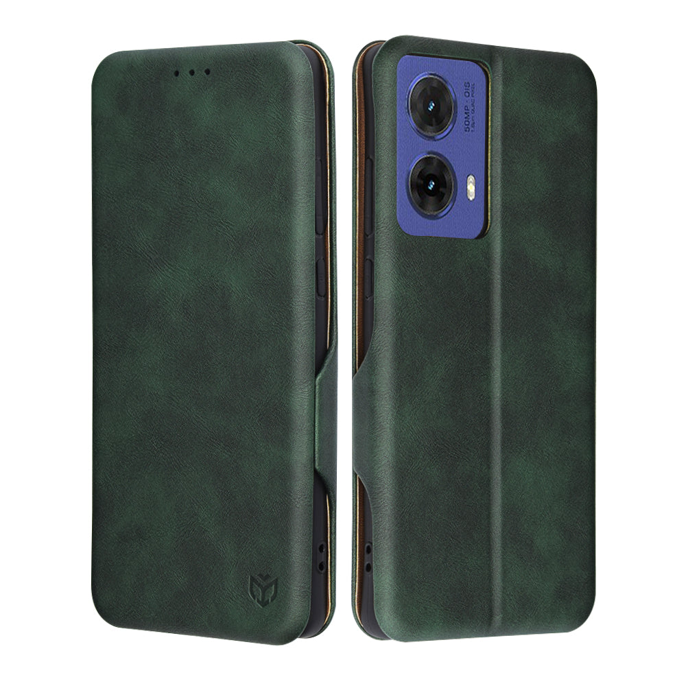 Husa pentru Motorola Moto G85, Techsuit, Safe Wallet Plus, Verde