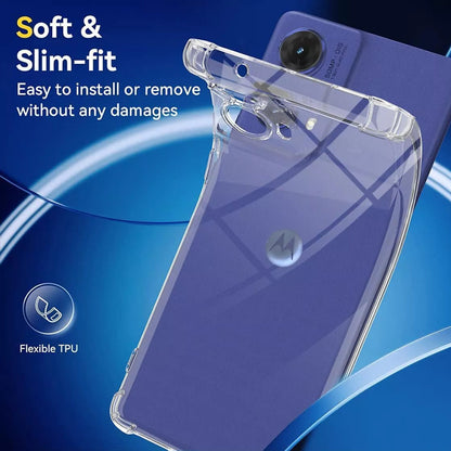 Husa pentru Motorola Moto G85, Techsuit, Shockproof Clear, Transparenta