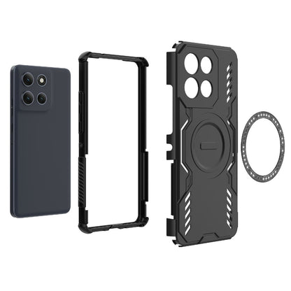Husa MagSafe pentru Motorola Moto G86 Power, Techsuit, ArmorMag, Neagra