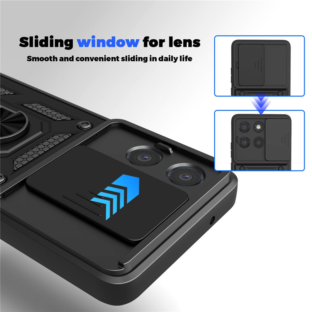 Husa pentru Motorola Moto G86 Power, Techsuit, CamShield, Neagra