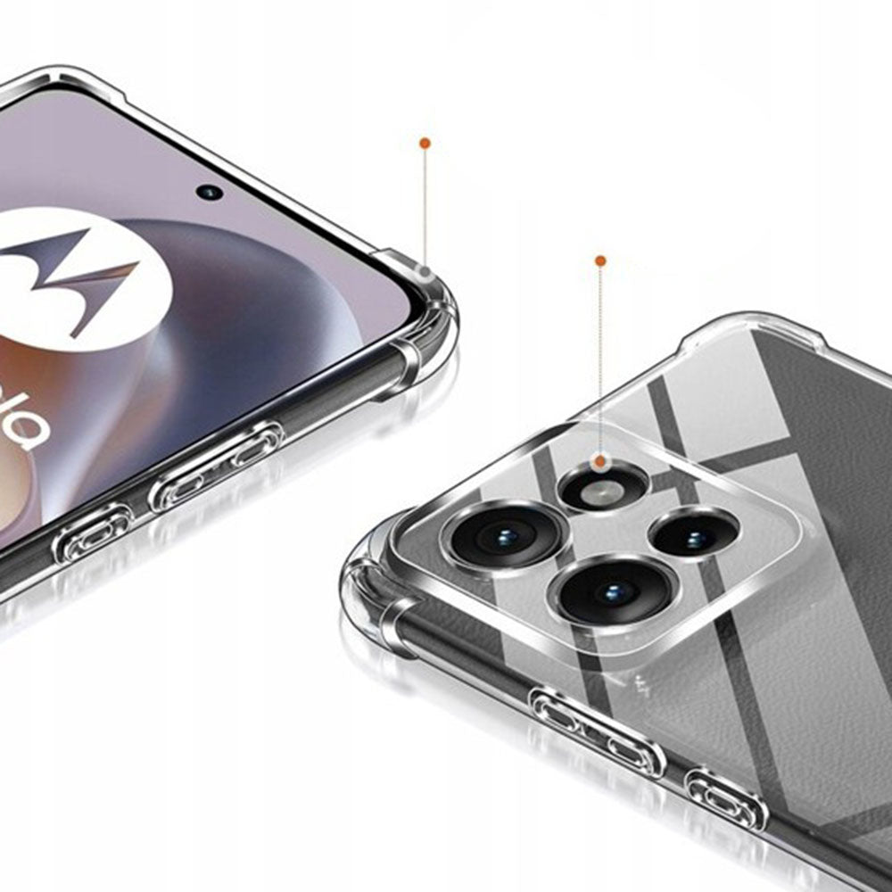 Husa pentru Motorola Moto G86 Power, Techsuit, Shockproof Clear, Transparenta