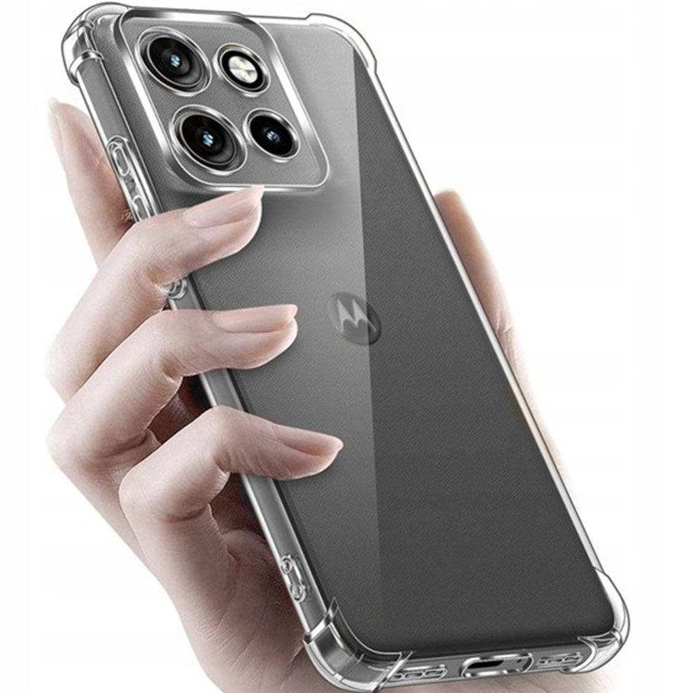 Husa pentru Motorola Moto G86 Power, Techsuit, Shockproof Clear, Transparenta