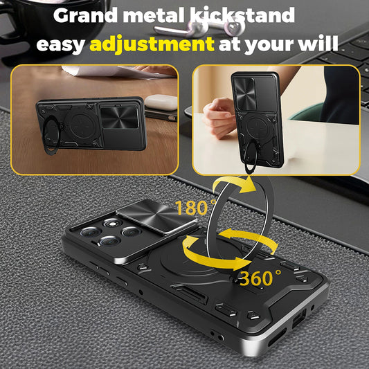 Husa pentru Motorola Moto G86, Techsuit, CamGuard Pro, Albastra