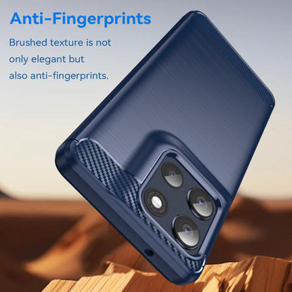 Husa pentru Motorola Moto G86, Techsuit, Carbon, Albastra